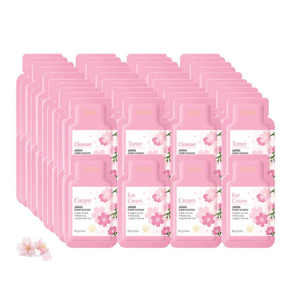 Japan Sakura & Green Tea Skincare Bundle - 3 Sets of 40 Pieces Each